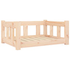 vidaXL Hundebett 65,5x50,5x28 cm Massivholz Kiefer