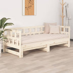 vidaXL Tagesbett Ausziehbar Massivholz Kiefer 2x(90x200) cm