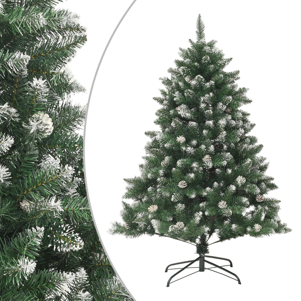 vidaXL Künstlicher Weihnachtsbaum mit Ständer 120 cm PVC