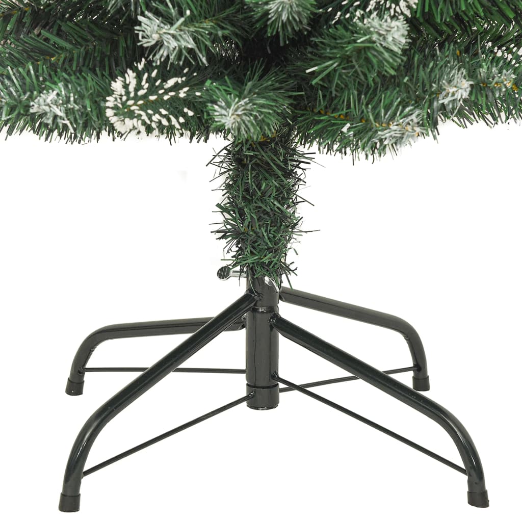 vidaXL Künstlicher Weihnachtsbaum mit Ständer Schlank 120 cm PVC
