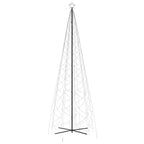 vidaXL LED-Weihnachtsbaum Kegelform Warmweiß 1400 LEDs 160x500 cm