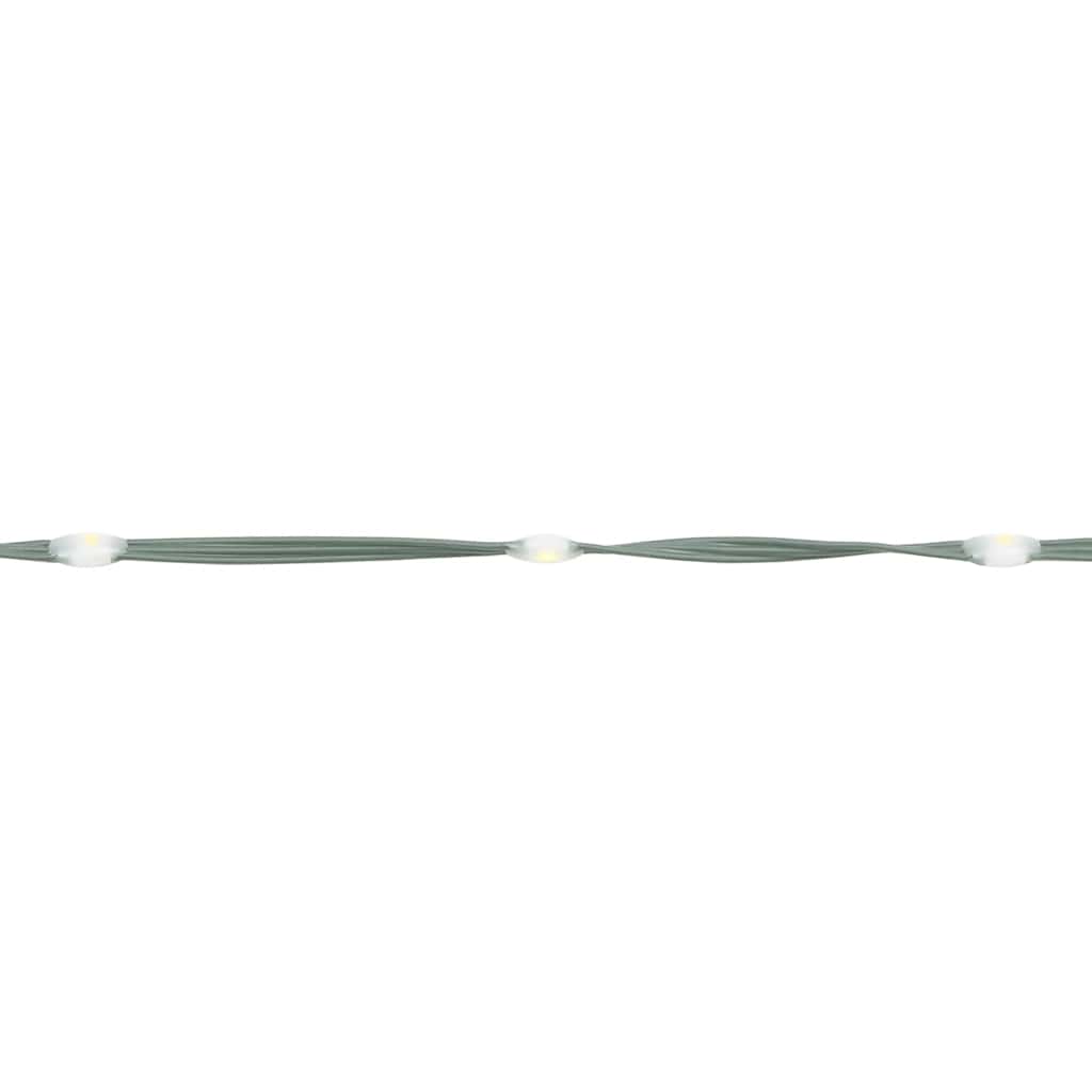 vidaXL LED-Weihnachtsbaum Kegelform Warmweiß 1400 LEDs 160x500 cm