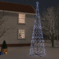 vidaXL LED-Weihnachtsbaum Kegelform Kaltweiß 3000 LEDs 230x800 cm