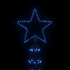 vidaXL LED-Weihnachtsbaum Kegelform Blau 3000 LEDs 230x800 cm