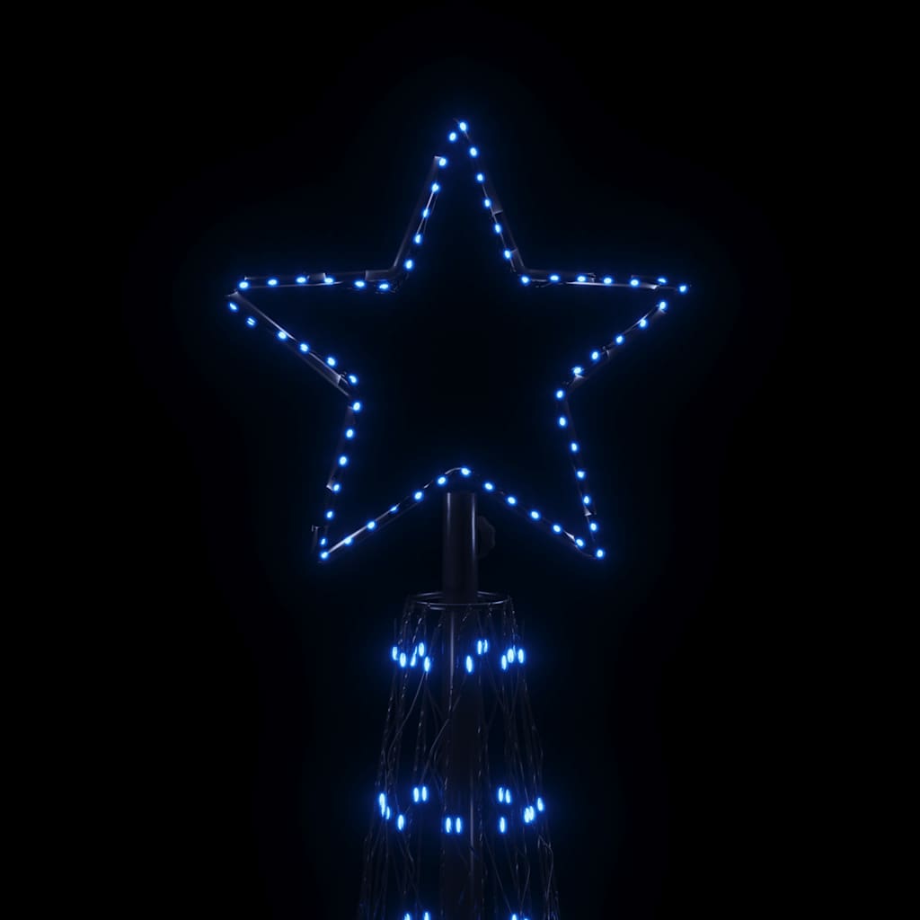 vidaXL LED-Weihnachtsbaum Kegelform Blau 3000 LEDs 230x800 cm