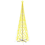 vidaXL LED-Weihnachtsbaum Kegelform Warmweiß 3000 LEDs 230x800 cm