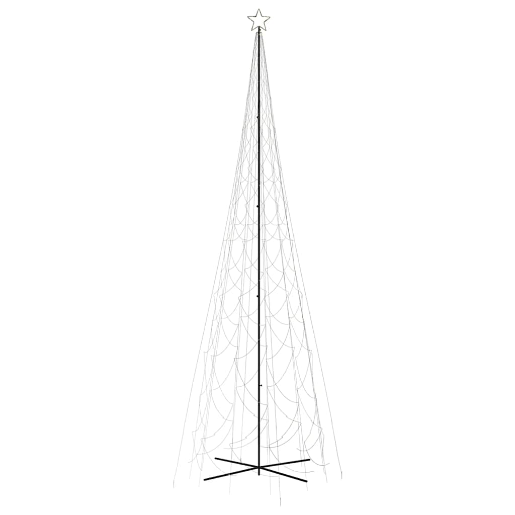 vidaXL LED-Weihnachtsbaum Kegelform Warmweiß 3000 LEDs 230x800 cm