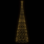 vidaXL LED-Weihnachtsbaum Kegelform Warmweiß 3000 LEDs 230x800 cm