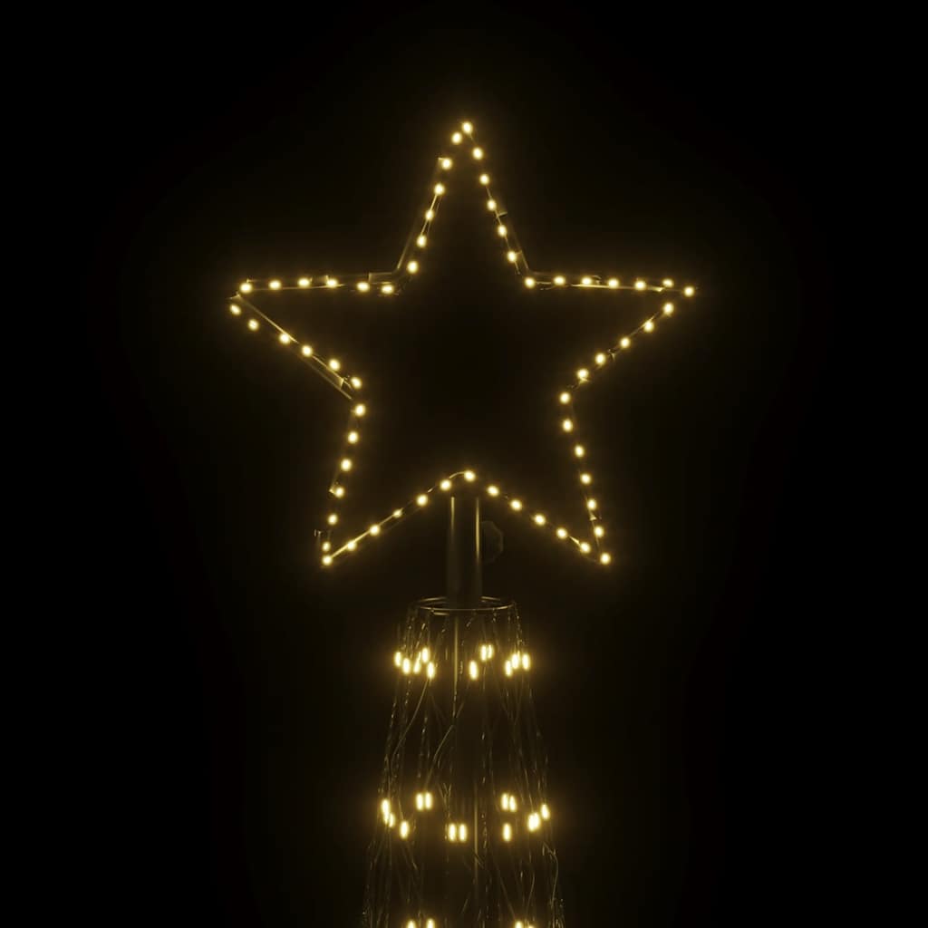 vidaXL LED-Weihnachtsbaum Kegelform Warmweiß 3000 LEDs 230x800 cm