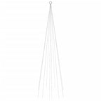 vidaXL LED-Weihnachtsbaum für Fahnenmast Kaltweiß 310 LEDs 300 cm