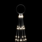 vidaXL LED-Weihnachtsbaum für Fahnenmast Kaltweiß 310 LEDs 300 cm