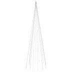 vidaXL LED-Weihnachtsbaum für Fahnenmast Warmweiß 732 LEDs 500 cm