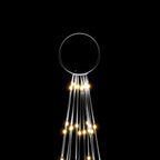 vidaXL LED-Weihnachtsbaum für Fahnenmast Warmweiß 732 LEDs 500 cm