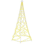 vidaXL LED-Weihnachtsbaum Warmweiß 200 LEDs 180 cm