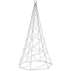 vidaXL LED-Weihnachtsbaum Warmweiß 200 LEDs 180 cm