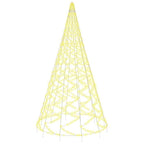 vidaXL LED-Weihnachtsbaum für Fahnenmast Warmweiß 3000 LEDs 800 cm