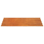 vidaXL Dachplatten 36 Stk. Rostig 60x44 cm Cortenstahl