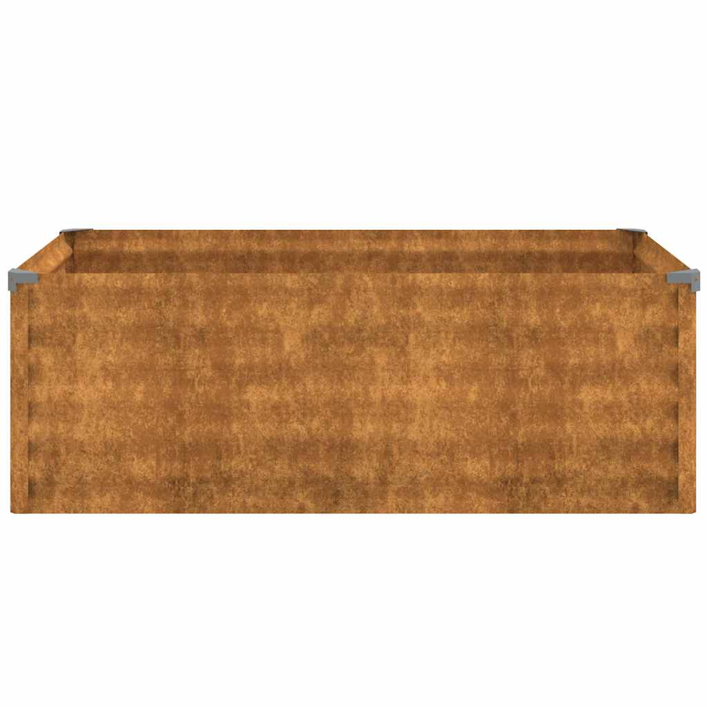 vidaXL Garten-Hochbeet 100 x 50 x 36 cm Cortenstahl