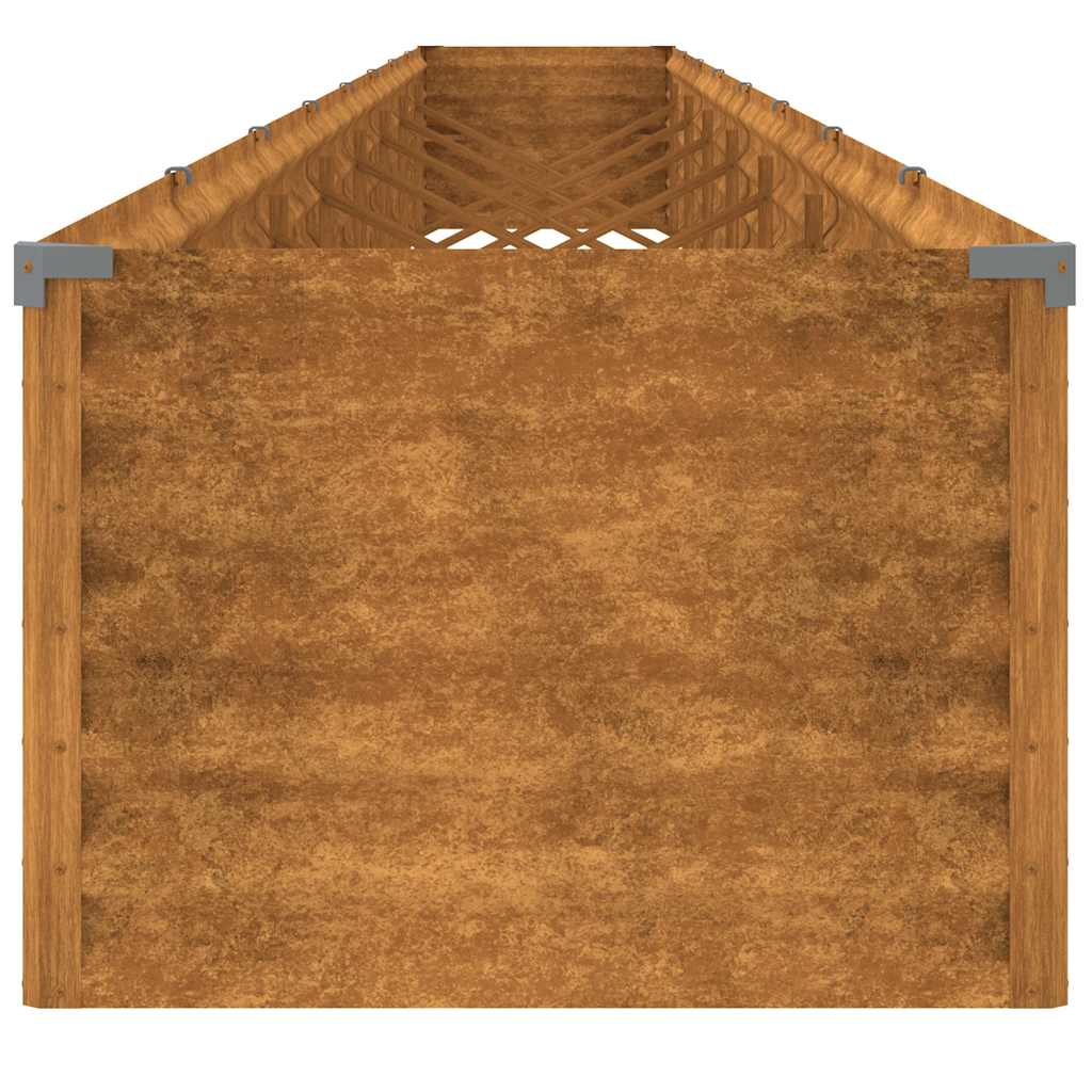 vidaXL Hochbeet 770x50x36 cm Cortenstahl