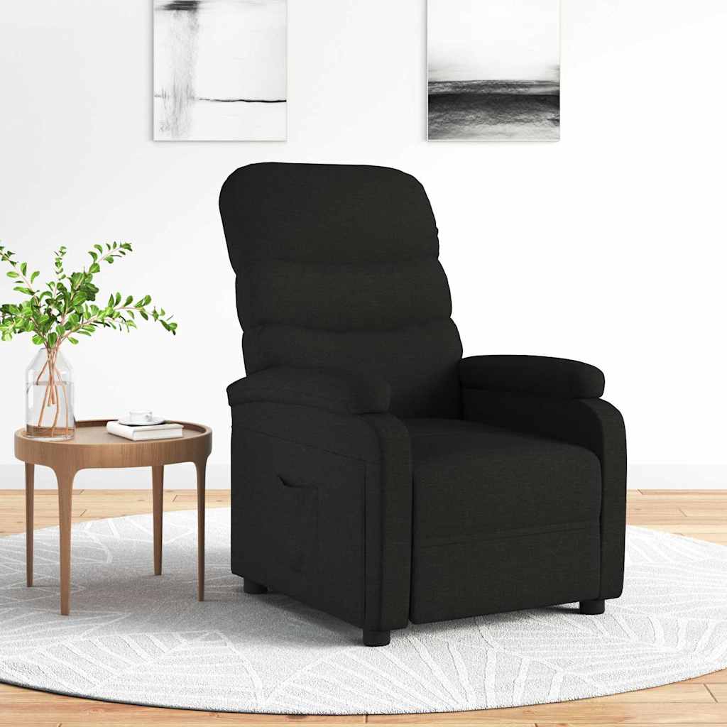 vidaXL Relaxsessel Hellgrau Stoff