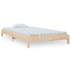 vidaXL Stapelbett 100x200 cm Massivholz Kiefer