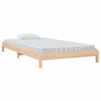 vidaXL Stapelbett 100x200 cm Massivholz Kiefer