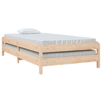vidaXL Stapelbett 100x200 cm Massivholz Kiefer