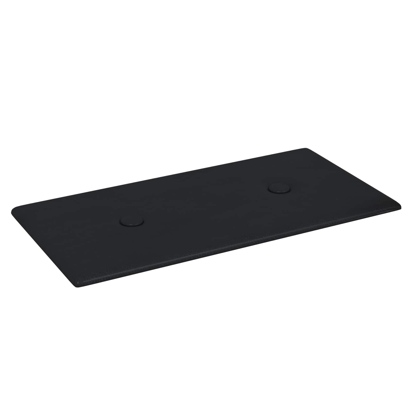 vidaXL Wandkopfteilen 12 pcs Schwarz 30 x 15 cm Kunstleder