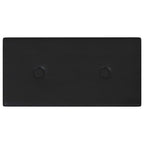 vidaXL Wandkopfteilen 12 pcs Schwarz 30 x 15 cm Kunstleder