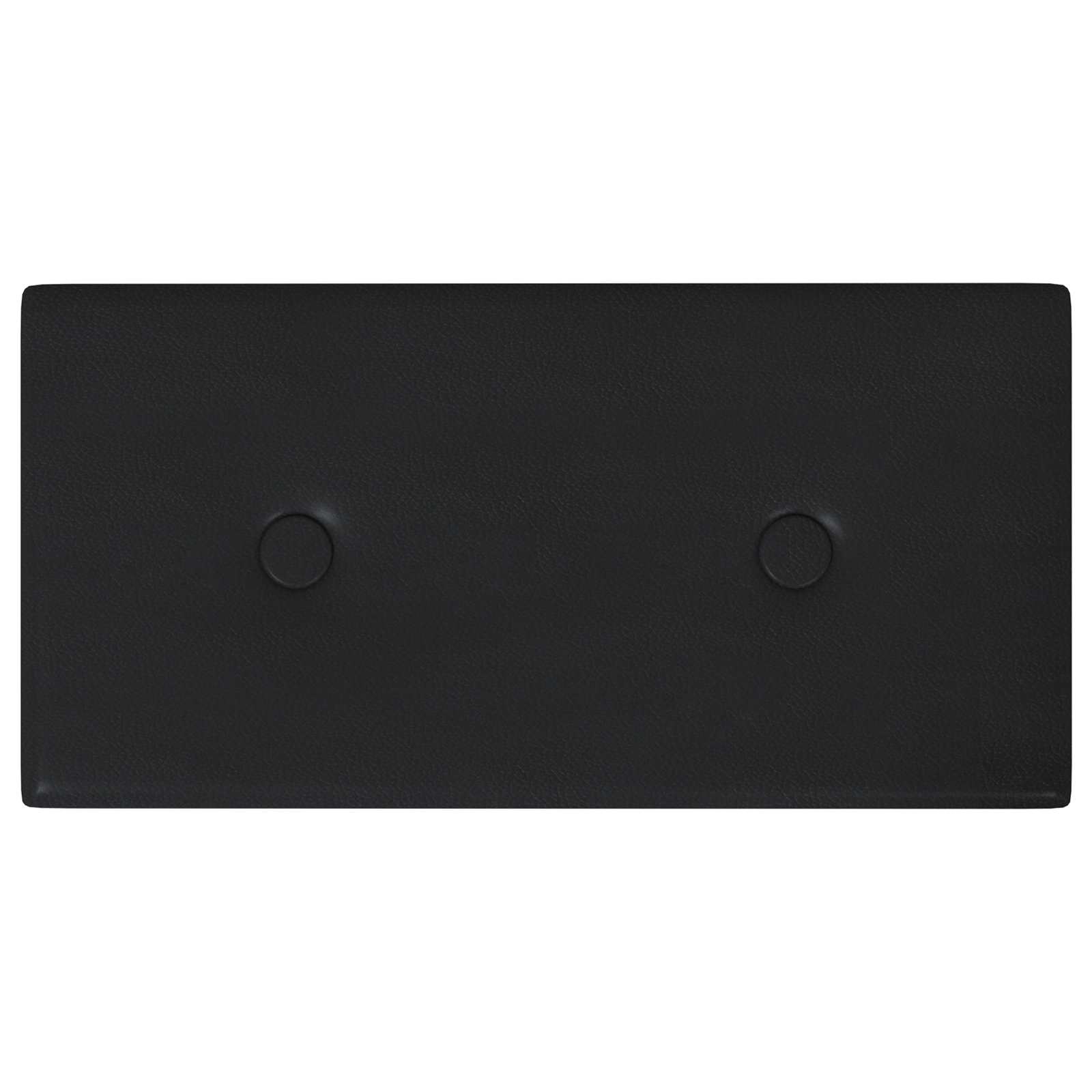 vidaXL Wandkopfteilen 12 pcs Schwarz 30 x 15 cm Kunstleder