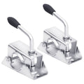 vidaXL Klemmen für Stützrad 2 Stk. 13,5x6,5x14 cm Verzinkter Stahl