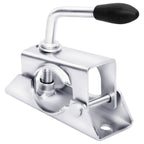 vidaXL Klemmen für Stützrad 2 Stk. 13,5x6,5x14 cm Verzinkter Stahl