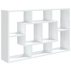 vidaXL Wandregal Weiß 85x16x52,5 cm Holzwerkstoff