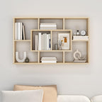 vidaXL Wandregal Sonoma-Eiche 85x16x52,5 cm Holzwerkstoff