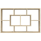vidaXL Wandregal Sonoma-Eiche 85x16x52,5 cm Holzwerkstoff