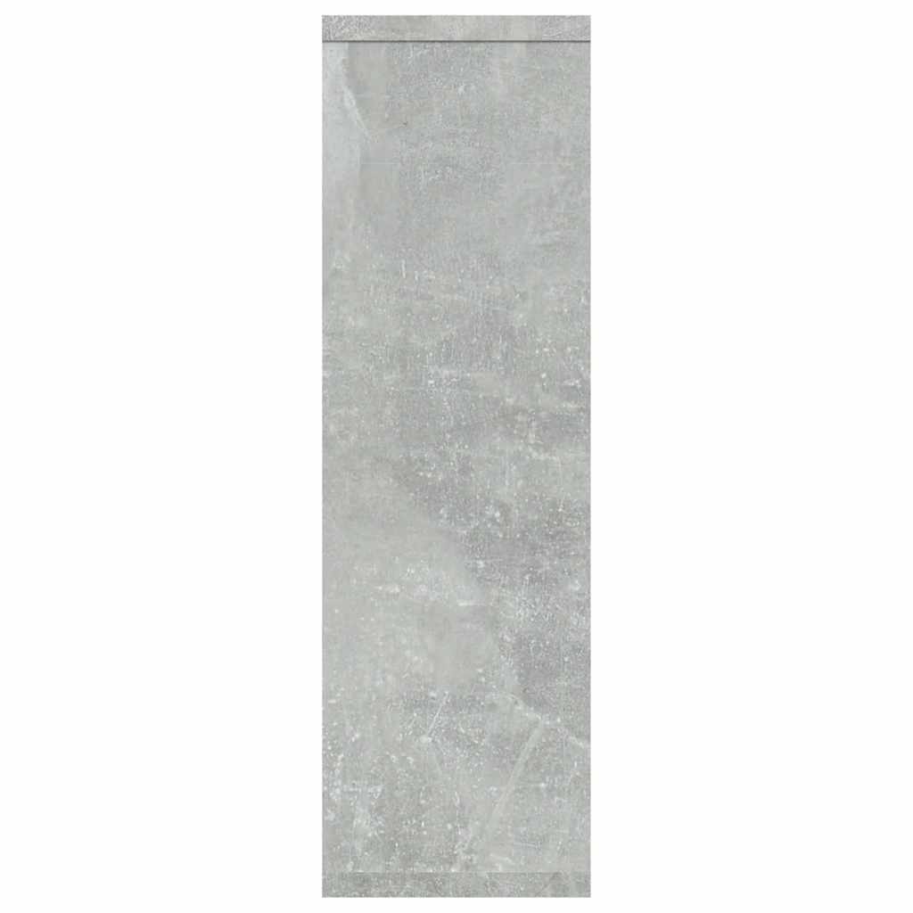 vidaXL Wandregal Betongrau 85x16x52,5 cm Holzwerkstoff