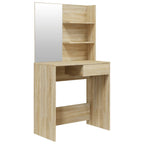 vidaXL Schminktisch mit Spiegel Sonoma-Eiche 74,5x40x141 cm