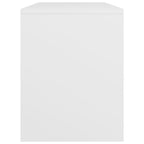 vidaXL Schminkhocker Weiß 70x35x45 cm Holzwerkstoff