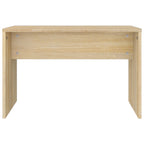 vidaXL Schminkhocker Sonoma-Eiche 70x35x45 cm Holzwerkstoff