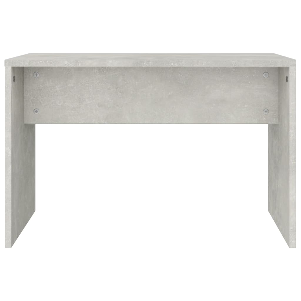 vidaXL Schminkhocker Betongrau 70x35x45 cm Holzwerkstoff