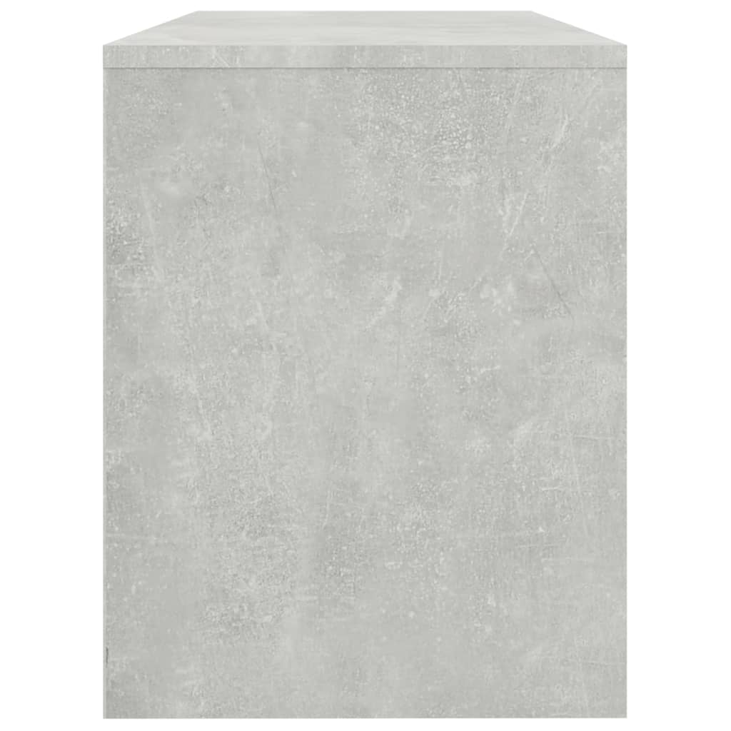 vidaXL Schminkhocker Betongrau 70x35x45 cm Holzwerkstoff
