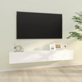 vidaXL TV-Wandschränke 2 Stk. Weiß 100x30x30 cm Holzwerkstoff