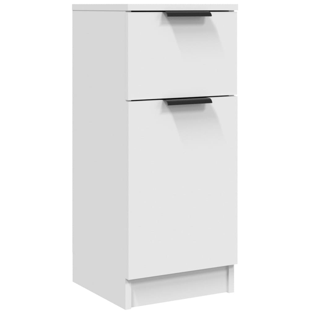 vidaXL Sideboards 2 Stk. Weiß 30x30x70 cm Holzwerkstoff