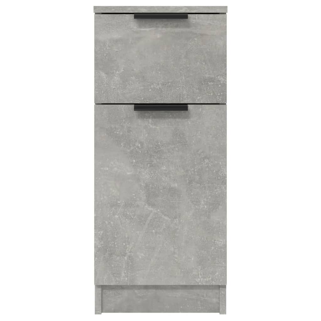 vidaXL Sideboards 2 Stk. Betongrau 30x30x70 cm Holzwerkstoff