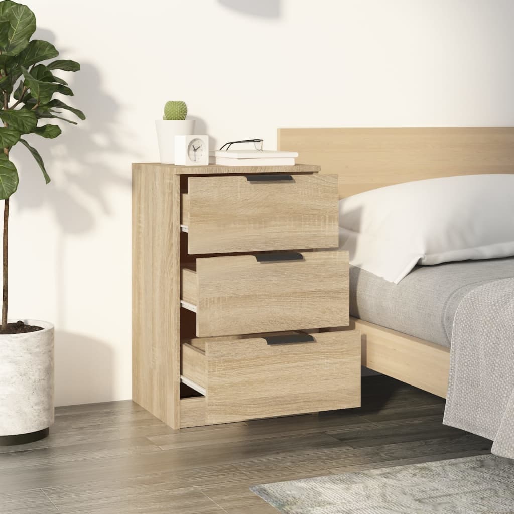 vidaXL Nachttisch Sonoma-Eiche 40x36x65 cm