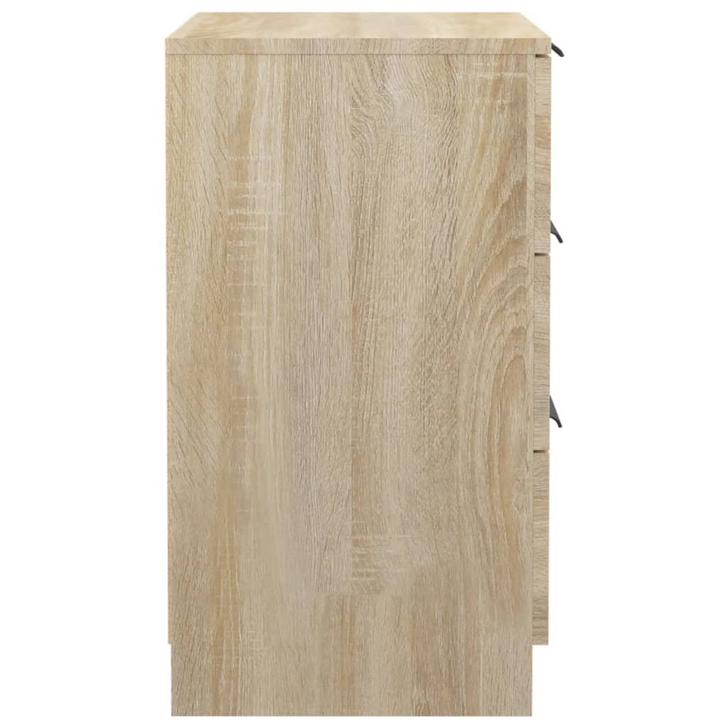 vidaXL Nachttisch Sonoma-Eiche 40x36x65 cm