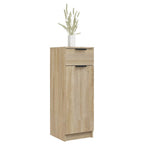 vidaXL Badschrank Sonoma-Eiche 32x33,5x90 cm Holzwerkstoff
