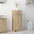 vidaXL Badschrank Sonoma-Eiche 32x33,5x90 cm Holzwerkstoff