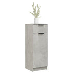 vidaXL Badschrank Betongrau 32x34x90 cm Holzwerkstoff