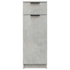 vidaXL Badschrank Betongrau 32x34x90 cm Holzwerkstoff